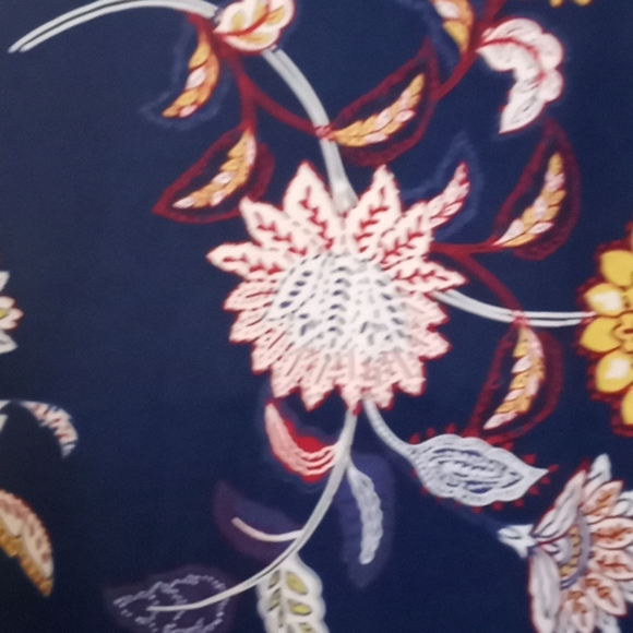 DG2 by Diane Gilman Striped Floral Top - Picture 8 of 15